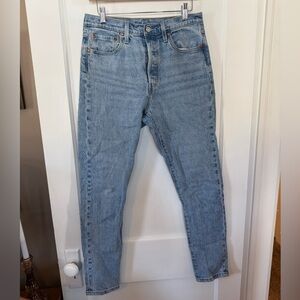 Levi's Light Blue Denim Jeans with Button Fly